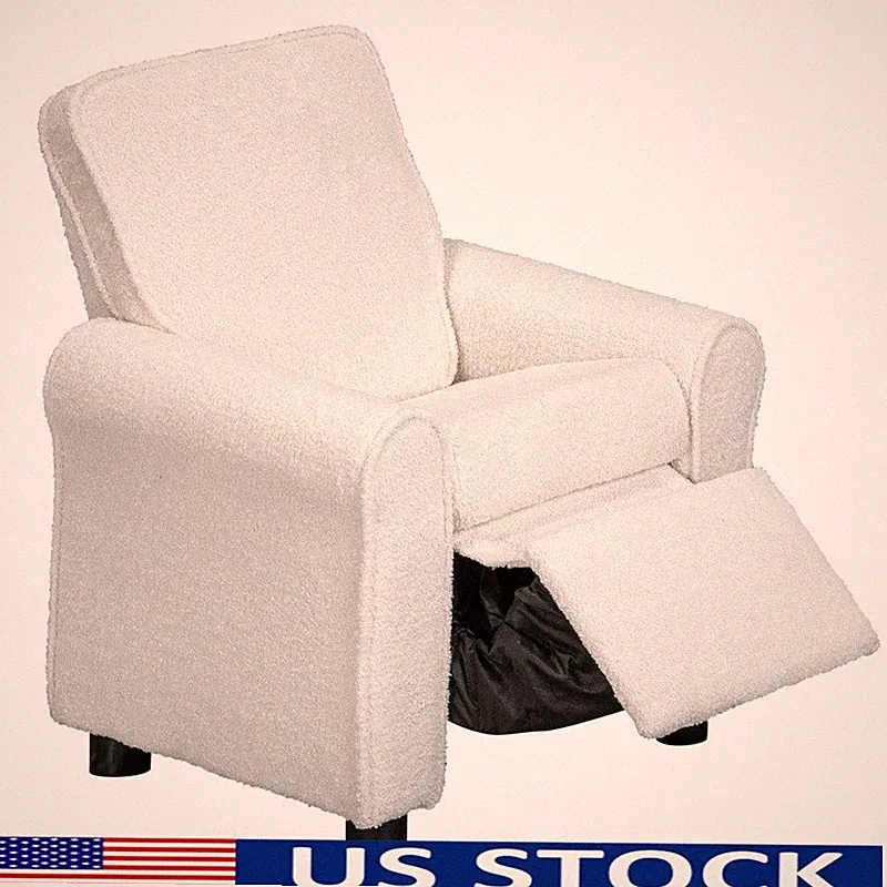 Kids Recliner Chair Comfortable Durable Easy Assembly Safe Indoor Reclining Seat
