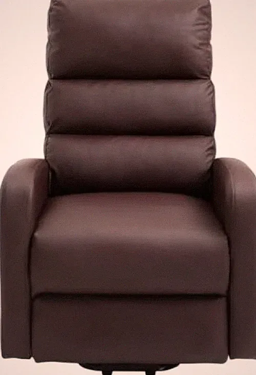 Unbranded Power Lift Recliner Chair Massage Heating Function Brown Upholstered